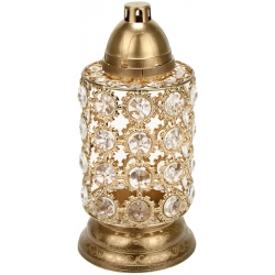 ZNICZ premium ZŁOTY KRYSZTAŁOWY blink LAMPION niesamowity efekt świecenia